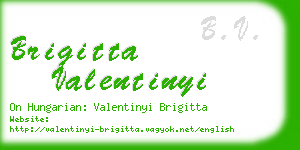 brigitta valentinyi business card